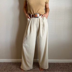 SOLD bone colored trousers